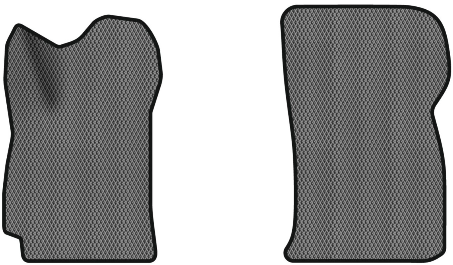 EVA килимки в салон авто передні EVAtech для Sens Daewoo 2002-2017 1 покоління Sedan EU DO33609AD2RGB - Фото 1