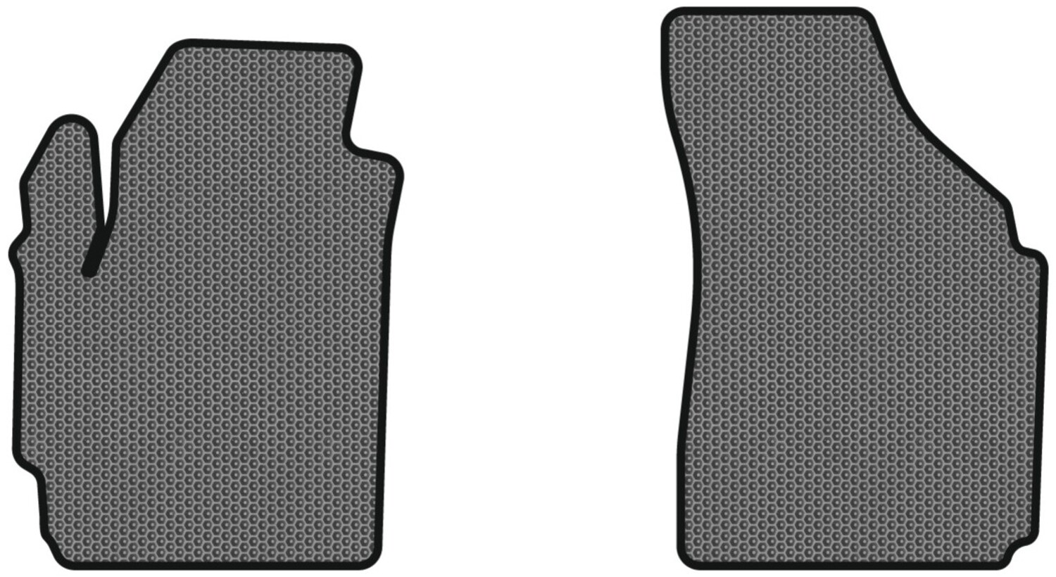 EVA килимки в салон авто передні EVAtech для Matiz Daewoo 1997-2015 1 покоління Htb EU DO351AV2SGB - Фото 1