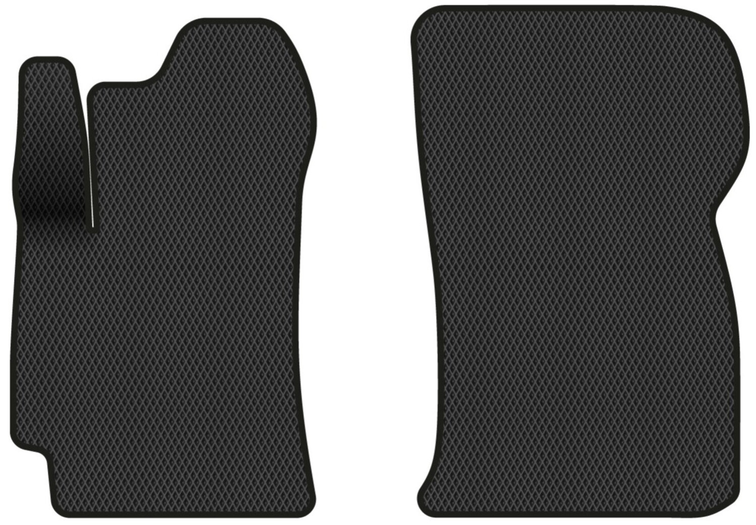 EVA килимки в салон авто передні EVAtech для Lanos Daewoo 1998-2017 1 покоління Sedan EU DO3813A2RBB - Фото 1