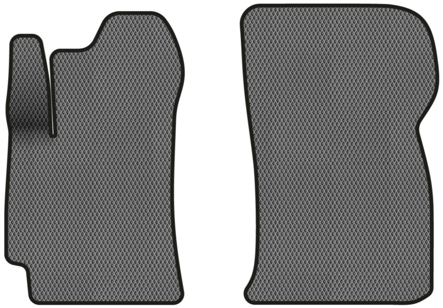 EVA килимки в салон авто передні EVAtech для Lanos Daewoo 1998-2017 1 покоління Sedan EU DO3813A2RGB - Фото 1