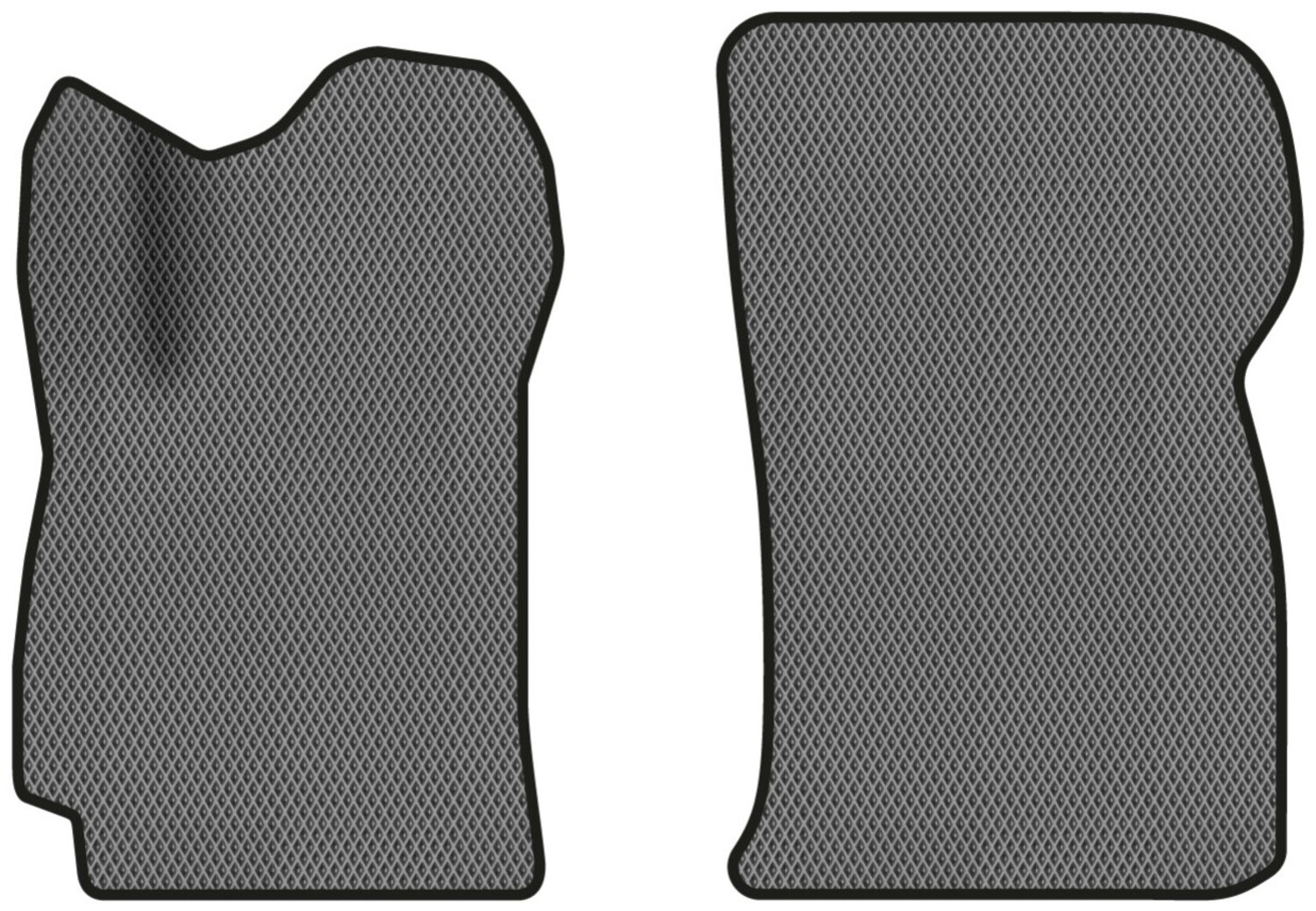 EVA килимки в салон авто передні EVAtech для Lanos Daewoo 1998-2017 1 покоління Sedan EU DO3813AD2RGB - Фото 1