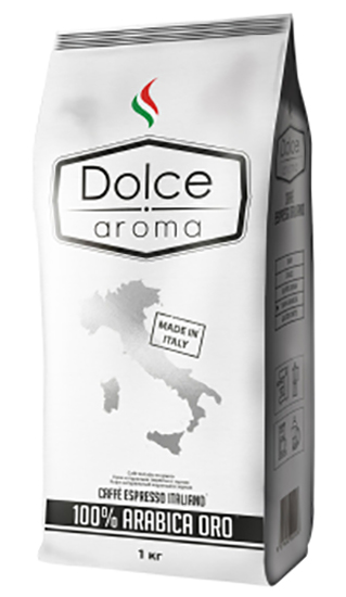 Кофе в зернах Dolce Aroma 100% Arabica Oro - Фото 1
