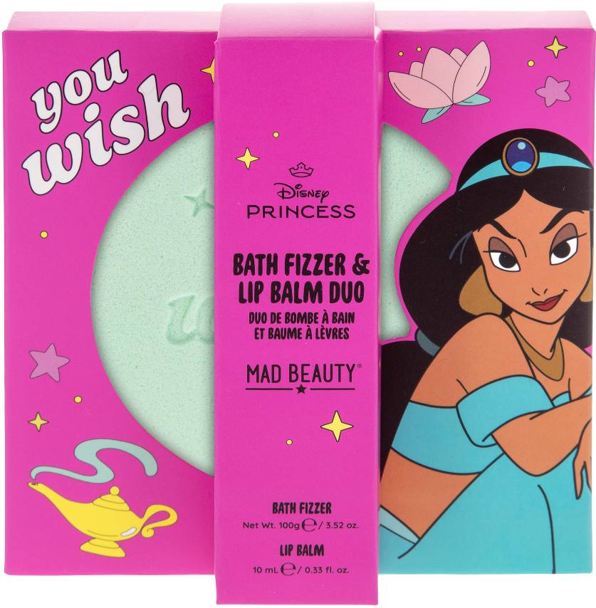 Набор косметики MAD BEAUTY бомбочка и бальзам для губ Жасмин 10 мл (DPE-16232-8) - Фото 1