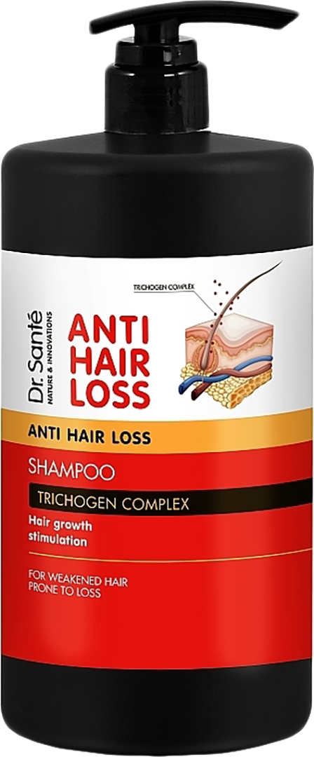 Шампунь жіночий Dr. Sante Anti Hair Loss 1 л (4823015936609) - Фото 1