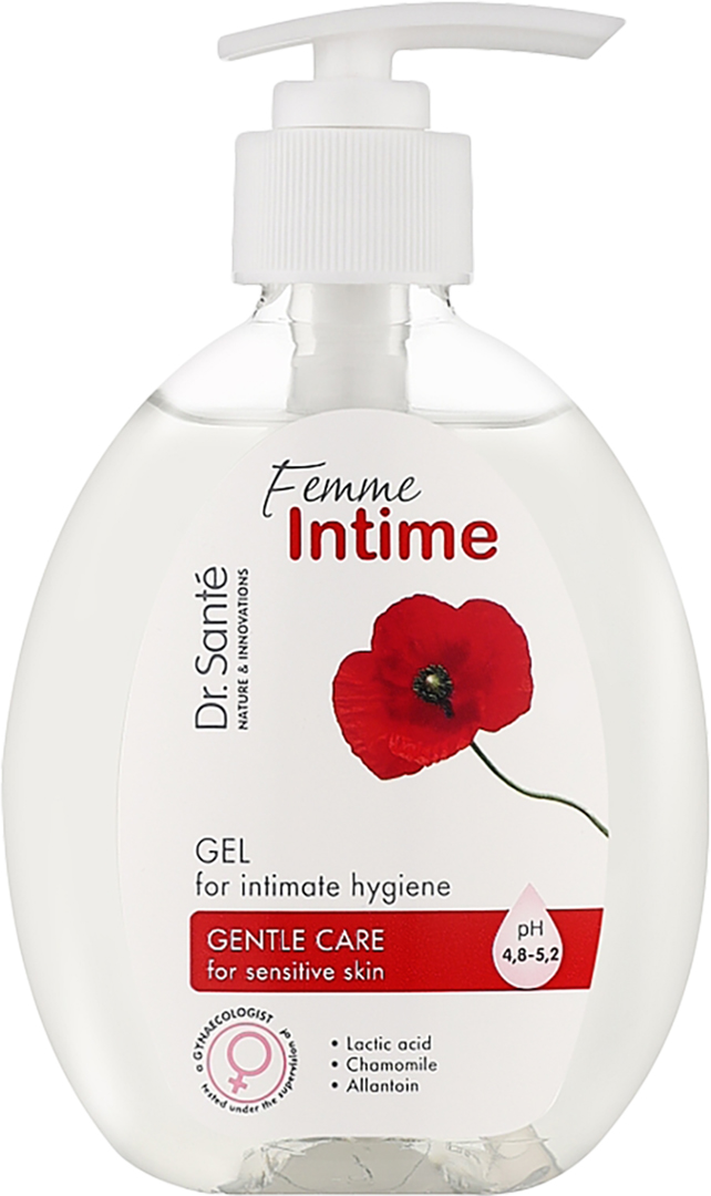 Гель для інтимної гігієни Dr. Sante Femme Intime 230 мл ніжний догляд (4823015922923) - Фото 1