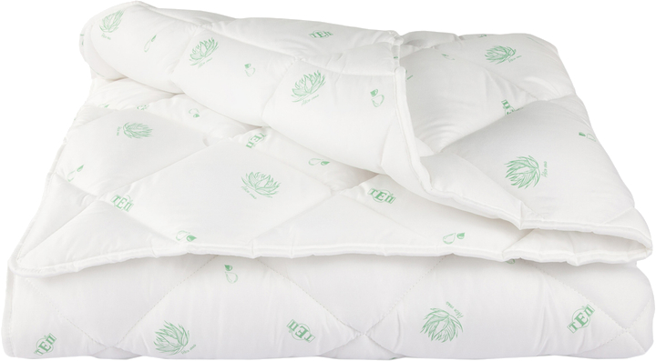 Одеяло всесезонное полуторное ТЕП Dream Collection Aloe Vera 150x210 металлизированная печать (1-00759_21752) - Фото 1