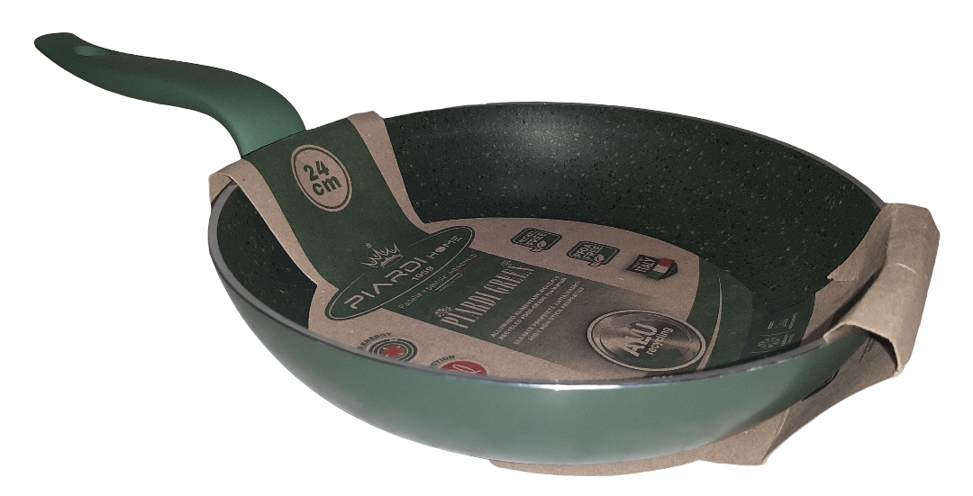 Сковорода універсальна Piardi Home GREEN INDUCTION 24 см (GREP2430VE01) - Фото 1