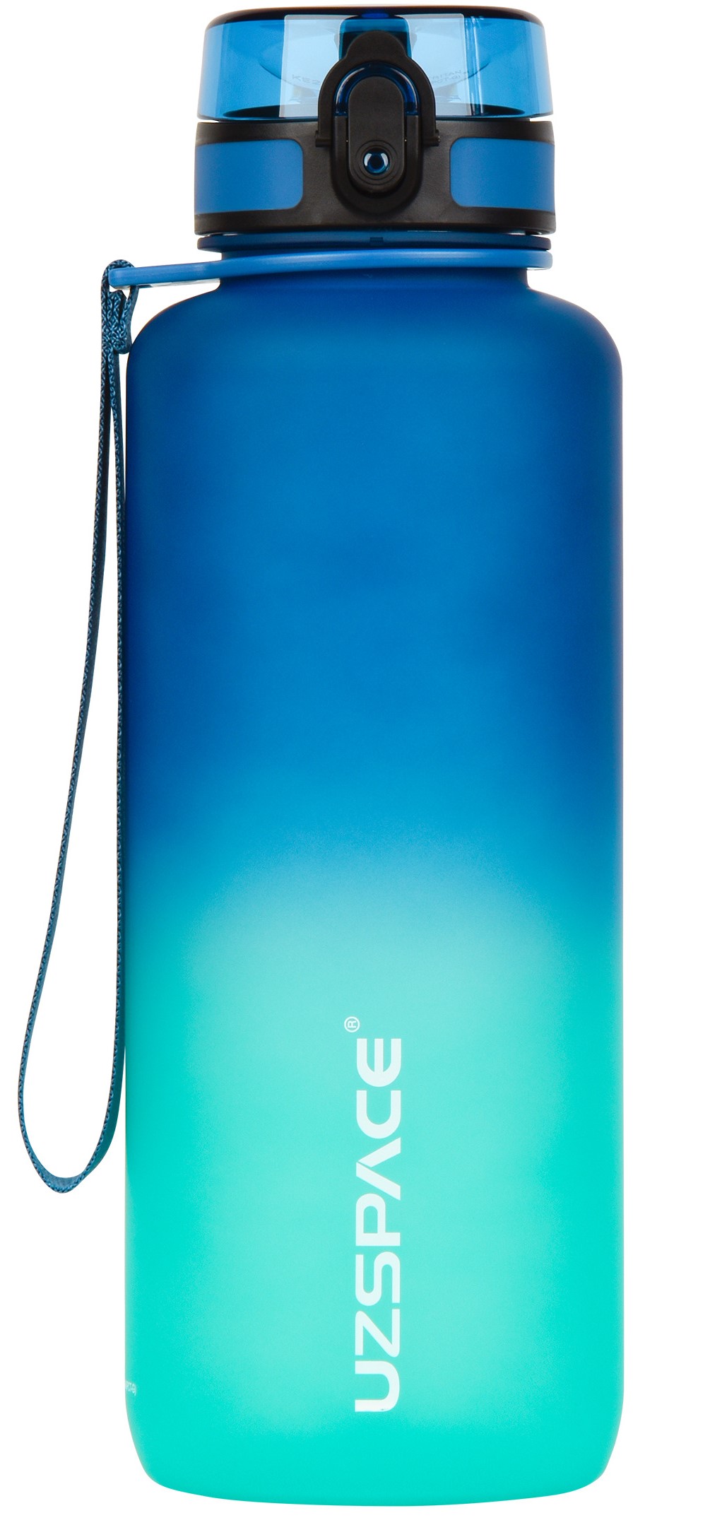 Бутылка для воды UZspace 3056 Frosted 1500 мл Голубовато-зеленая - Фото 1