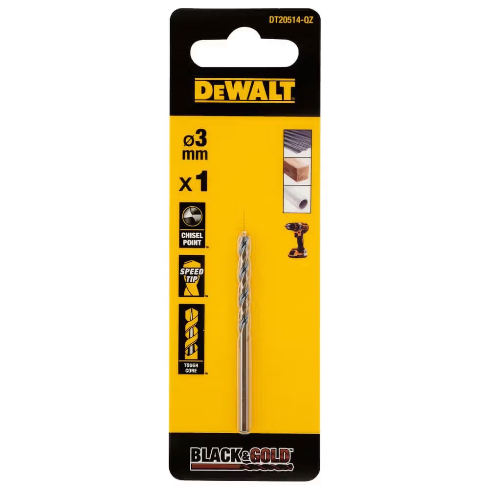 Сверло DeWALT Black&Gold HSS-G (DT20514) - Фото 1
