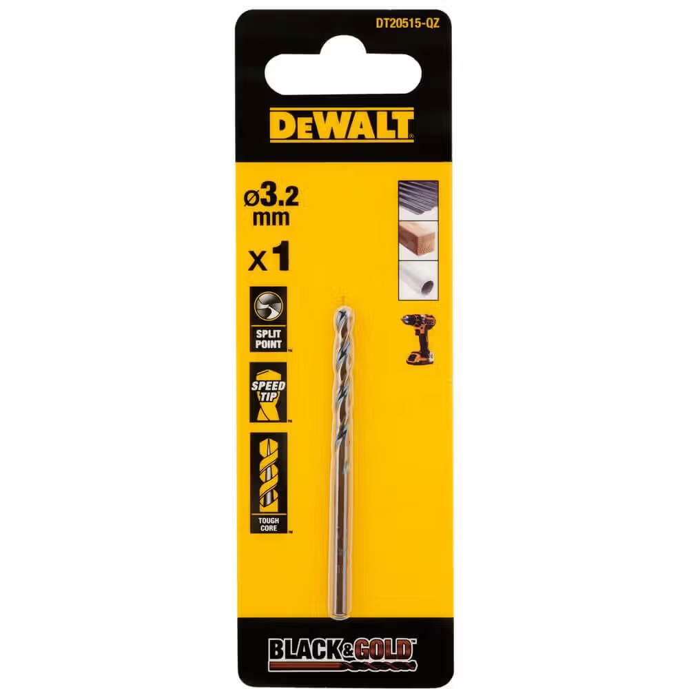 Сверло DeWALT Black&Gold HSS-G (DT20515) - Фото 1