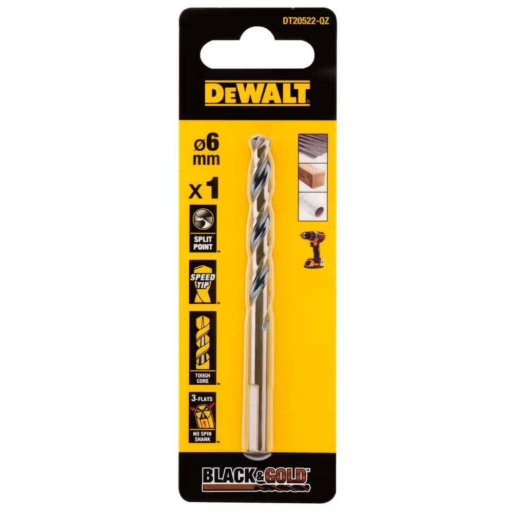 Сверло DeWALT Black&Gold HSS-G (DT20523) - Фото 1