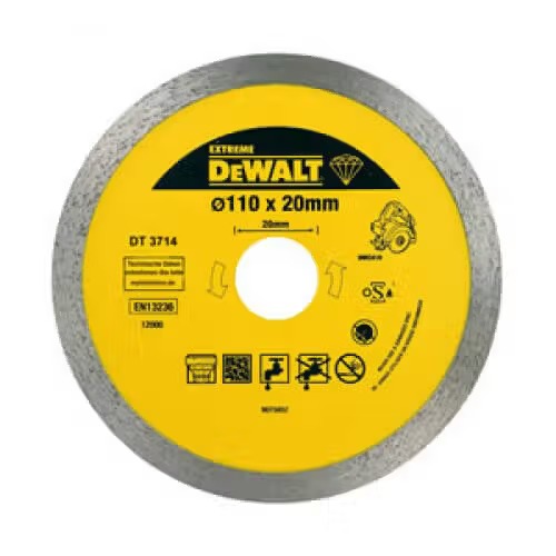 Диск алмазный DeWALT 110х1.6х20 мм (DT3714) - Фото 1