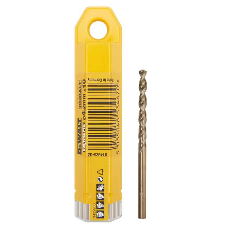 Сверло DeWALT EXTREME INDUSTRIAL COBALT HSS-CO 10 шт. (DT4926) - Фото 1
