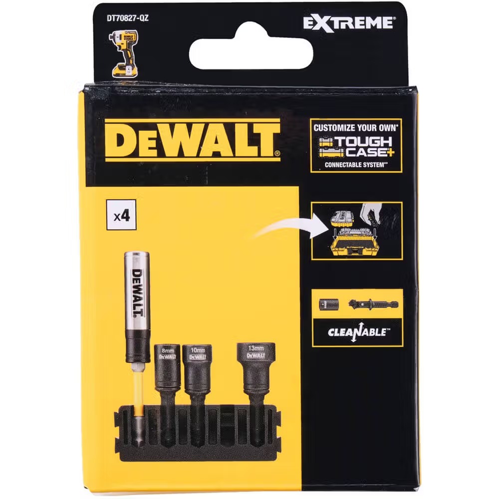 Набор торцевых головок DeWALT EXTREME IMPACT 5 шт. (DT70827) - Фото 1