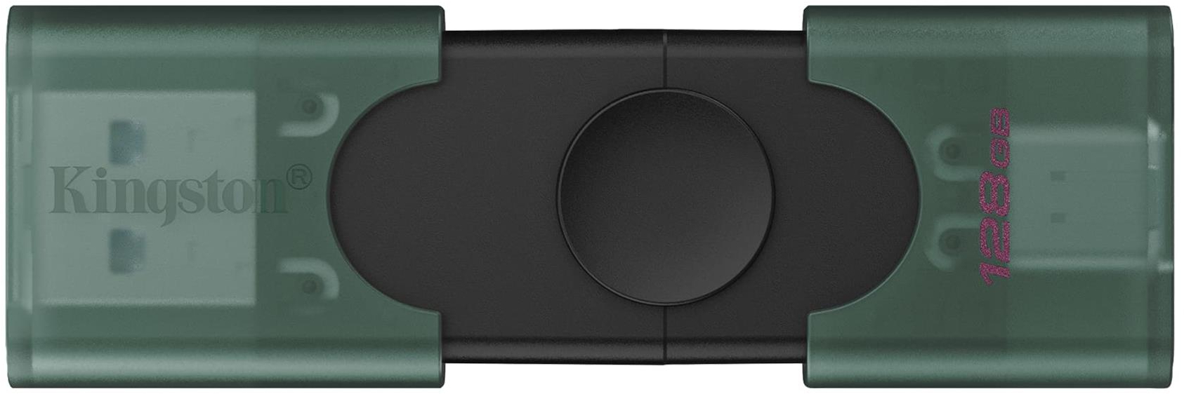 Флеш USB Kingston USB3.2 128GB Type-C DataTraveler Duo Green (DTDEG2/128GB) - Фото 1
