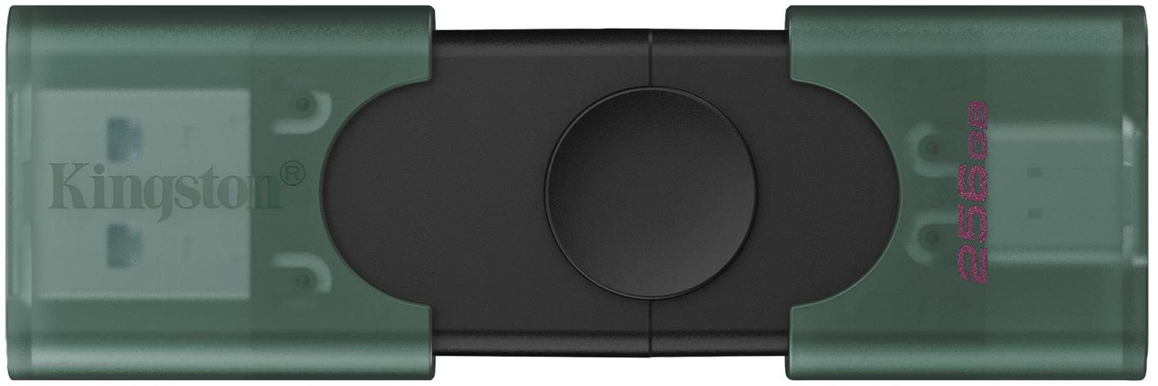 Флеш USB Kingston USB3.2 256GB Type-C DataTraveler Duo Green (DTDEG2/256GB) - Фото 1