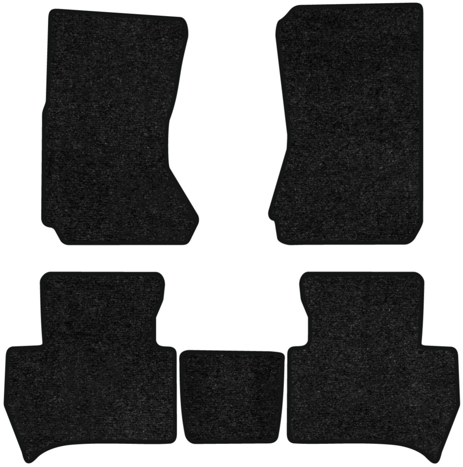 Коврики ворсовые в салон авто EVAtech Standard для Daihatsu Terios (J100) 1997-2006 1 поколение SUV Japan черный кант DU11395CB5VEB - Фото 1