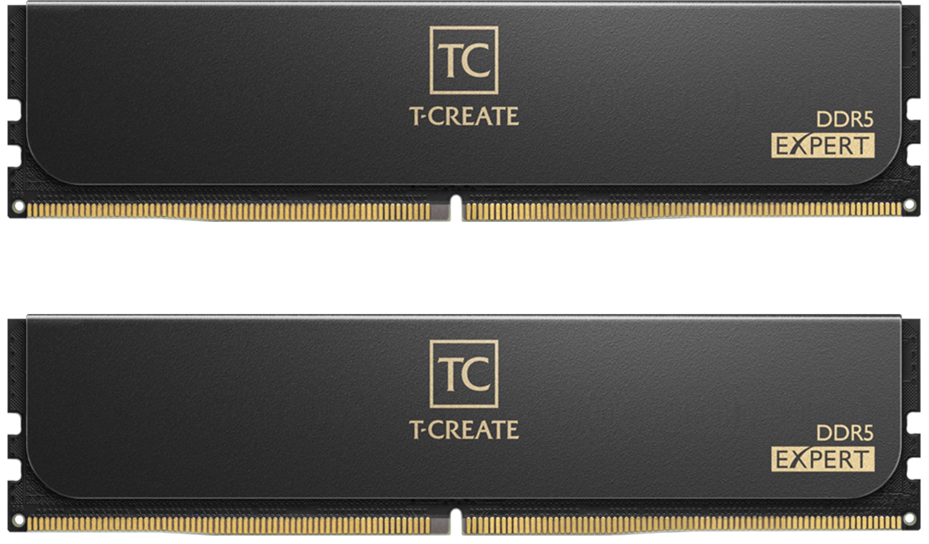 Память DDR Team DDR5 32GB KIT 2x16GB PC 6000 T-CREATE EXPERT (CTCED532G6000HC30DC01) Black - Фото 1