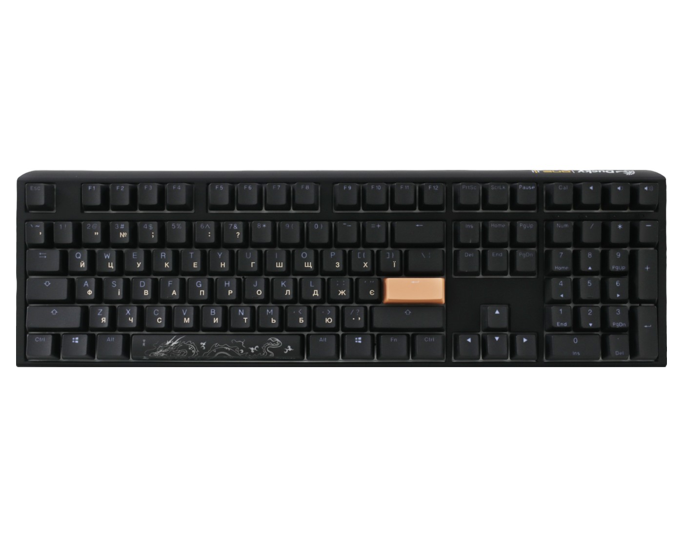 Клавиатура проводная игровая Ducky One 3 Cherry MX Red RGB Black UA (DKON2108ST-RUAPXCLAWSC1) - Фото 1
