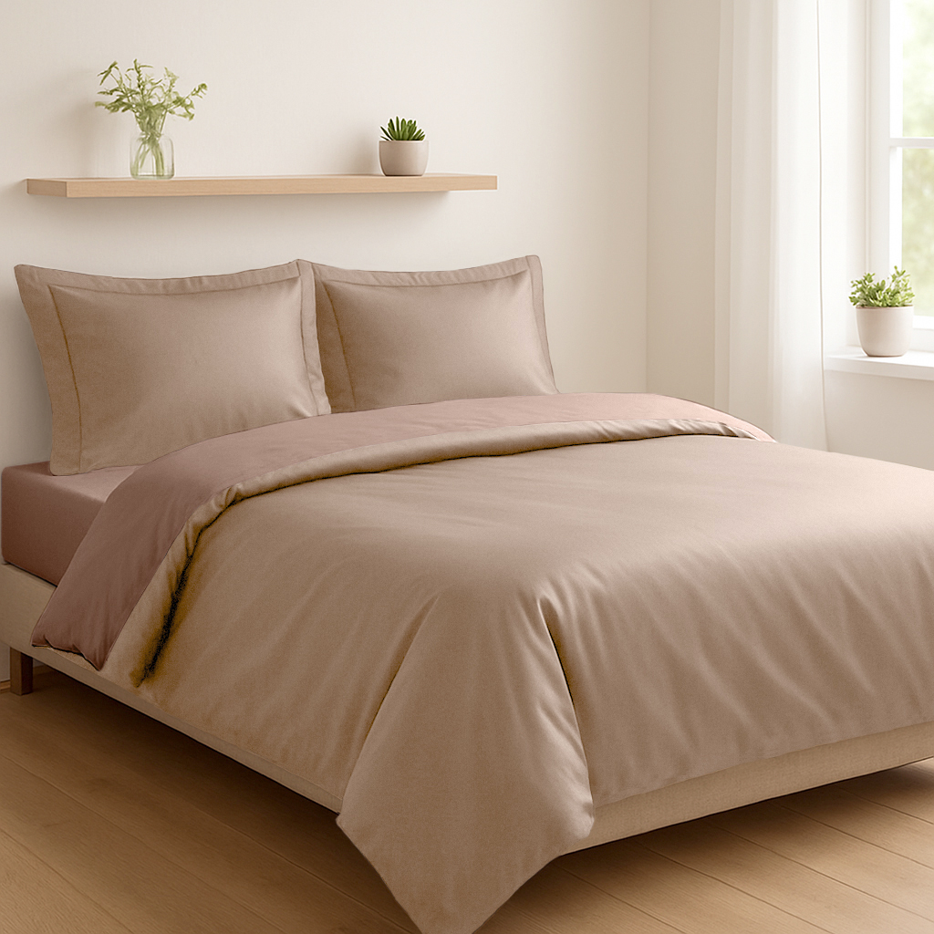 Комплект постільної білизни SOHO Duet 150х200 Mocha/Ivory - Фото 1