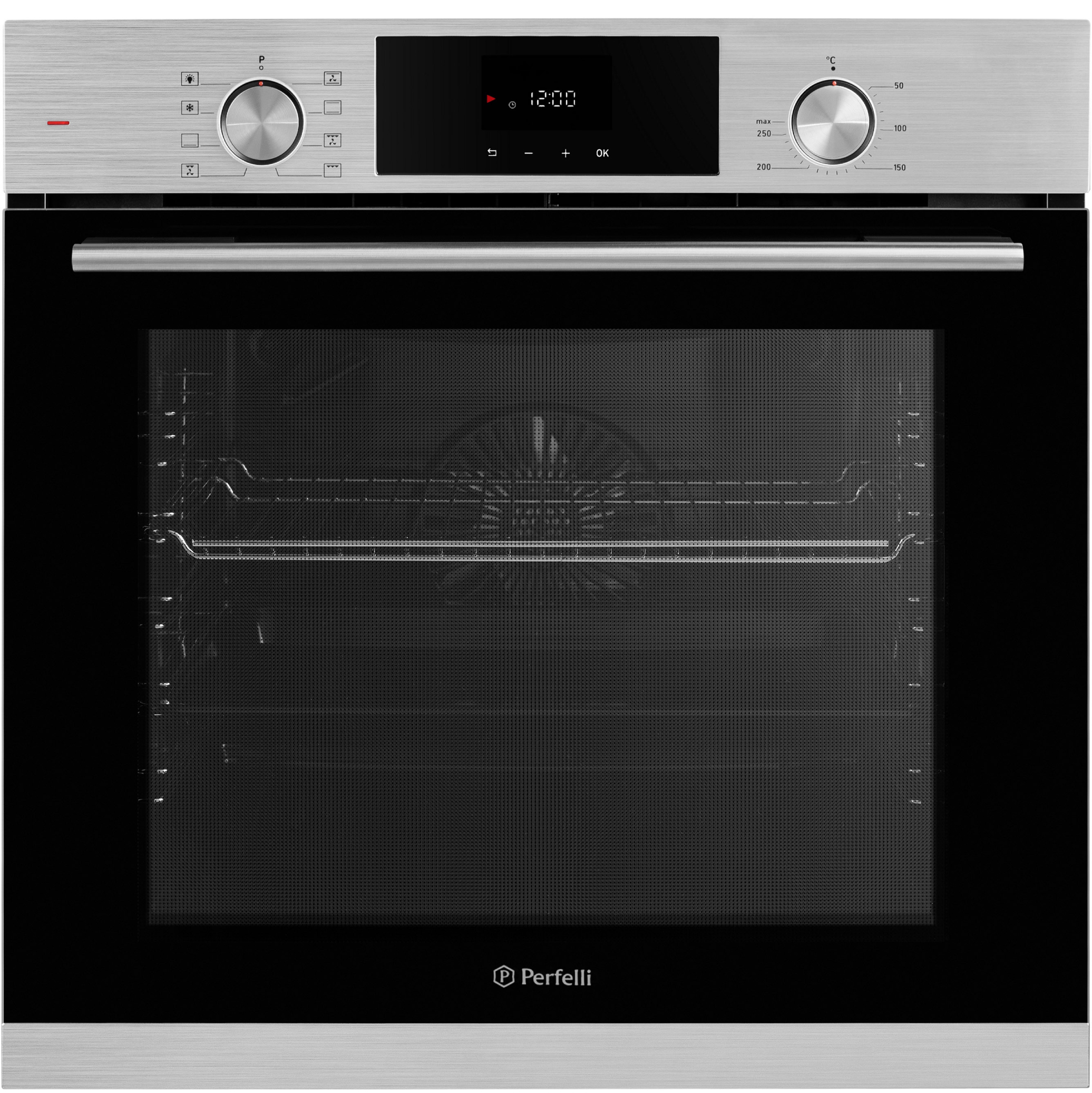 Духова шафа електрична Perfelli DIAMOND 6D8L INOX - Фото 1