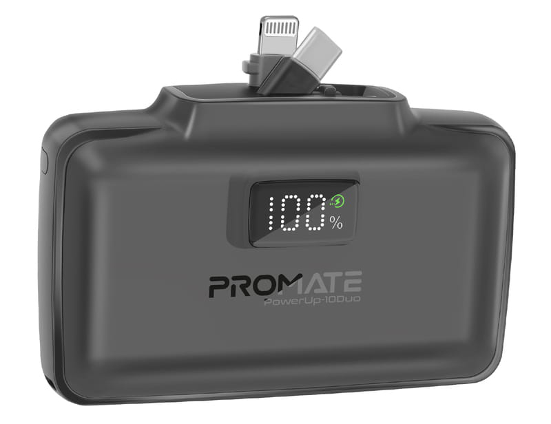 Батарея мобильная Promate 10000mAh (powerup-10duo.black) - Фото 1