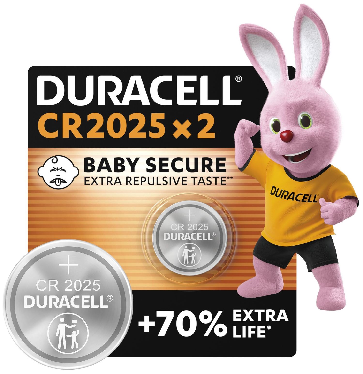 Батарейка тип CR2025 Duracell DL2025 DSN 2 шт.