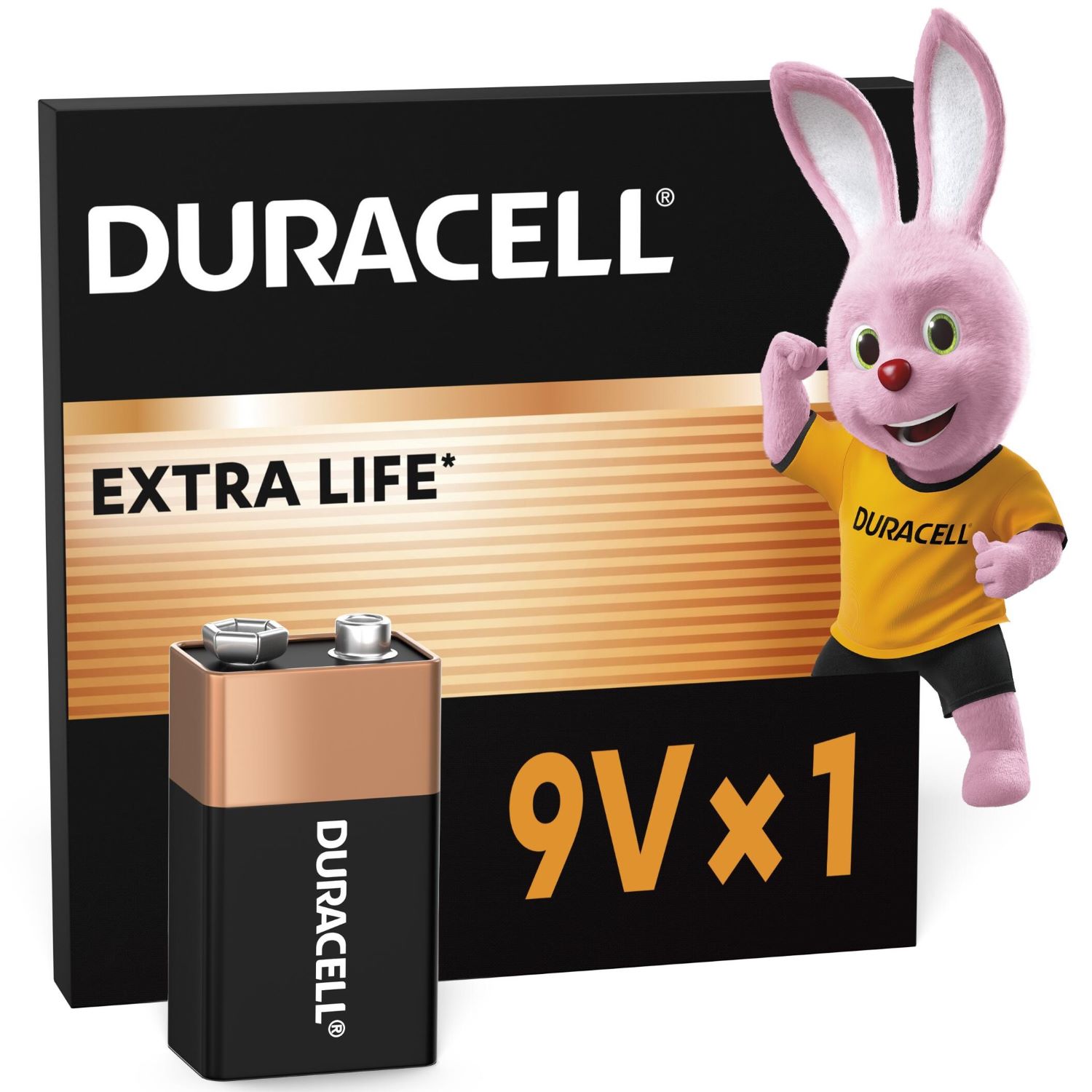 Батарейка тип 6F22 (1604) Duracell MN-1604