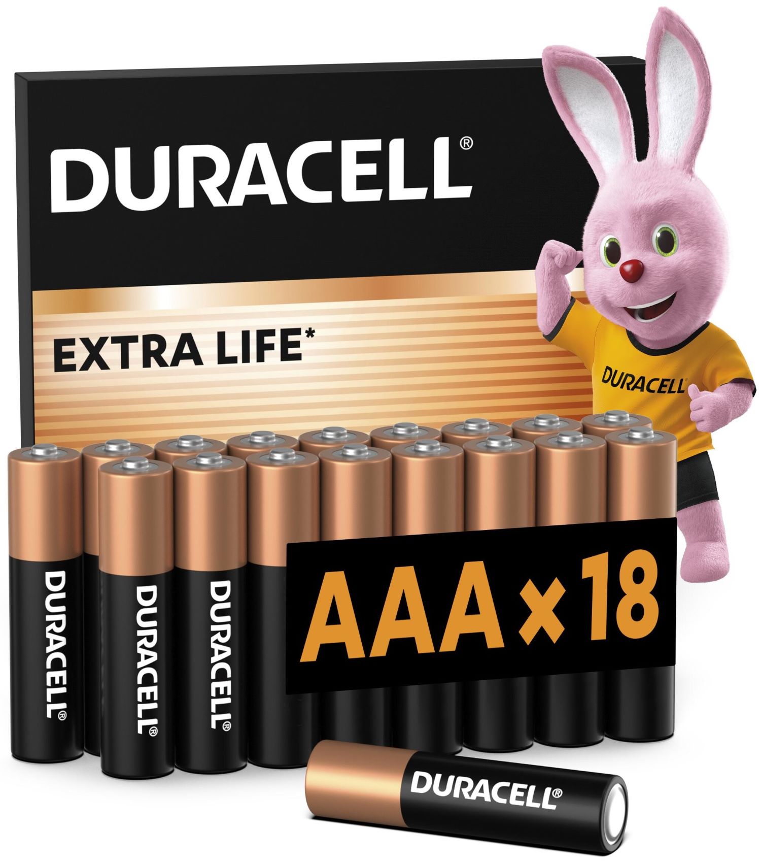 Батарейка тип AAA Duracell MN2400 (LR03) 18 шт. (5002779)