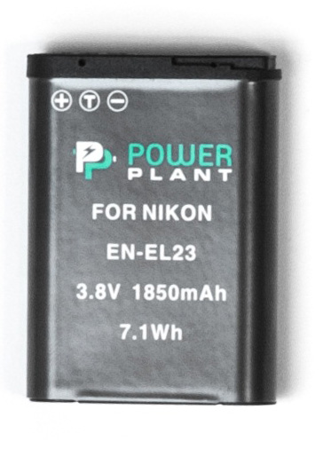Аккумулятор для фотокамеры PowerPlant Nikon EN-EL23 1850mAh (DV00DV1396) - Фото 1