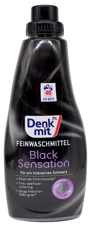 Гель для прання Denkmit для чорних речей Black Sensation 1 л (DWGBS1000) - Фото 1