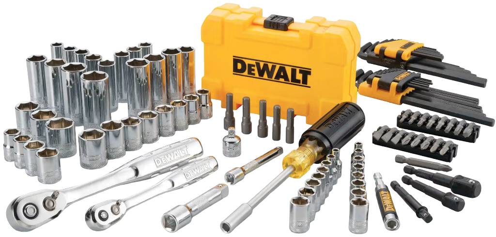 Набір інструментів DeWALT 1/4" та 3/8" 108 шт. (DWMT73801-1) - Фото 1