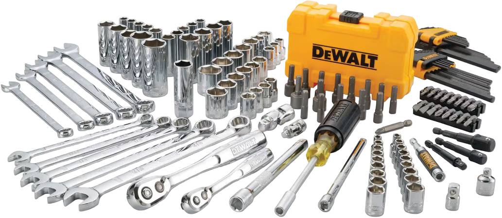 Набор инструментов DeWALT 1/4", 3/8" 142 шт. (DWMT73802-1) - Фото 1