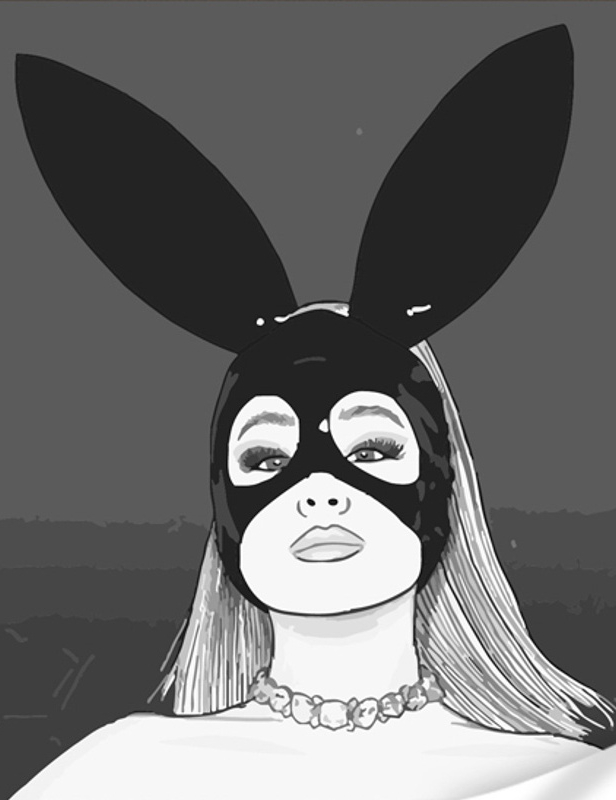 Картина за номерами Strateg Зайчик плей бой 40х50 см (DY362) - Фото 1