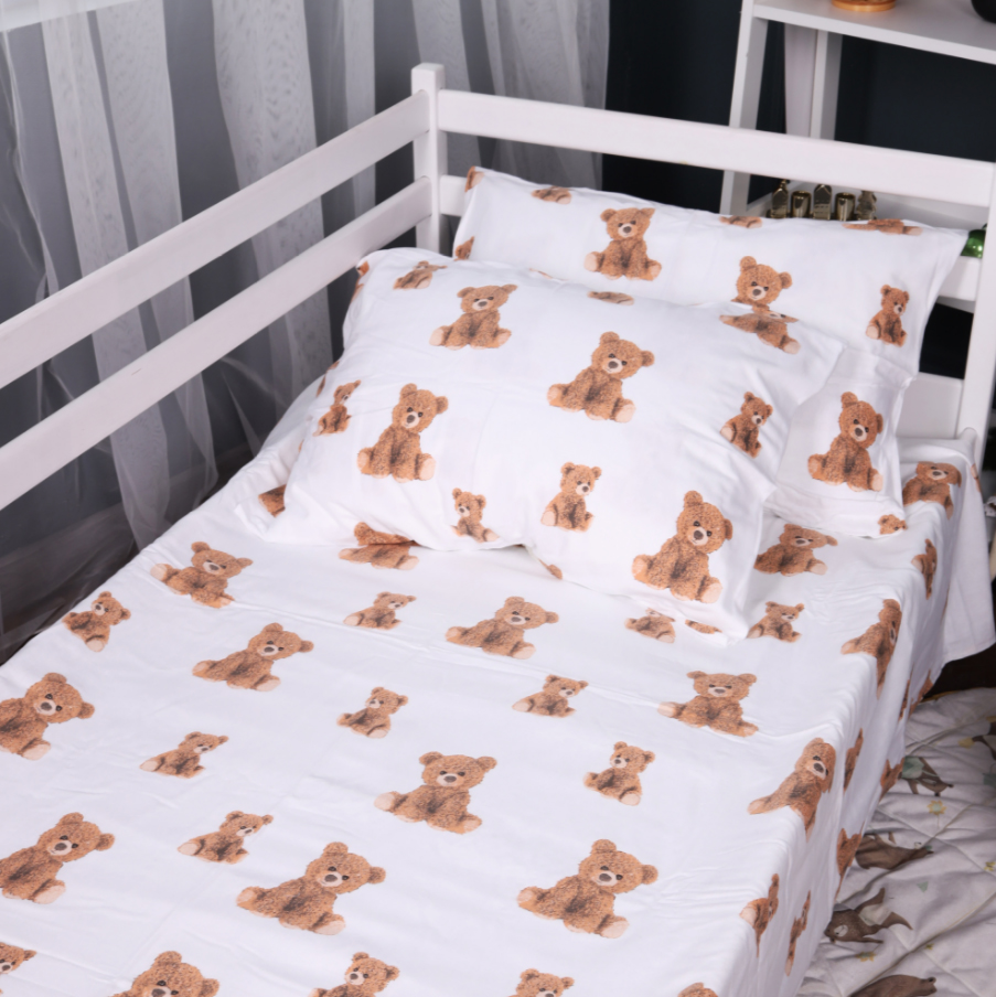 Простынь двуспальная MirSon Фланель 017 Teddy 180x190 см (2200009655883) - Фото 1
