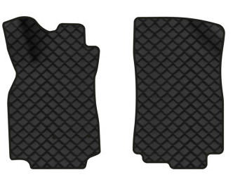 Килимки з екошкіри в салон авто передні EVAtech ECO для Megane (III) AT Renault 2008-2016 3 покоління Combi EU RT3498ADZ2RN2BBB - Фото 1