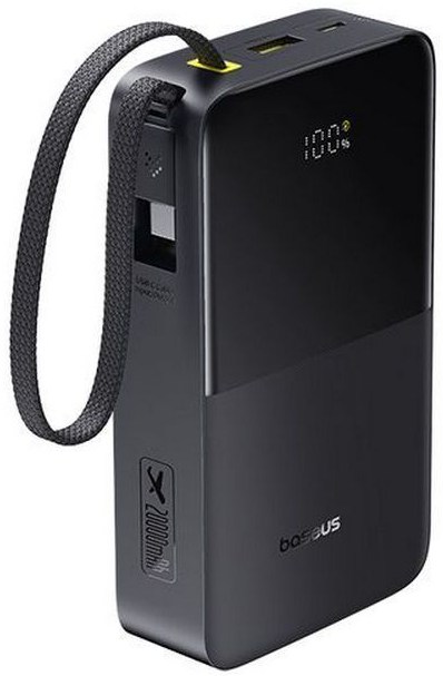 Батарея мобильная Baseus EnerFill FC51 20000 Bipow2 Pro 22,5W Black+ Кабель USB-C (E0027701) - Фото 1