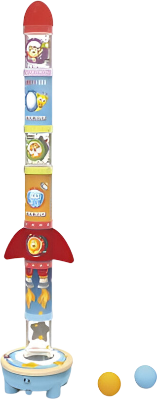 Игровой набор для малыша Hape Ракета с мячиками (E0387) - Фото 1