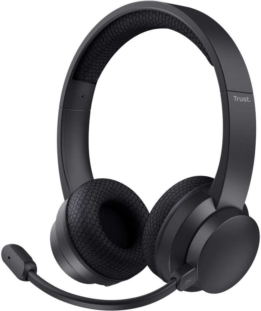 Гарнитура беспроводная Trust Ayda Wireless ENC headset - Black Ayda Wireless ENC Black (25463) - Фото 1