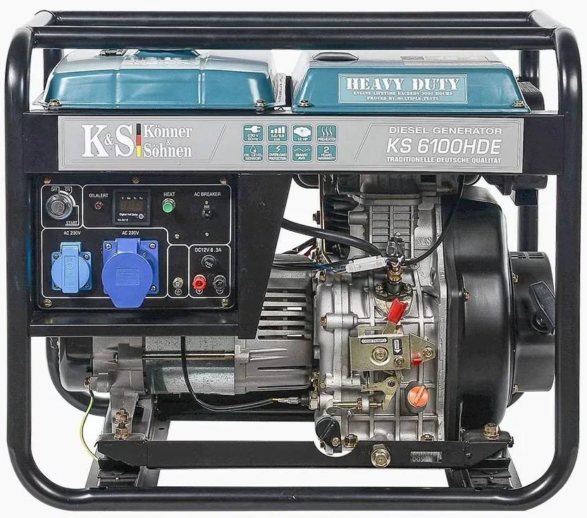 Генератор дизельный Konner&Sohnen KS6100HDE - Фото 1