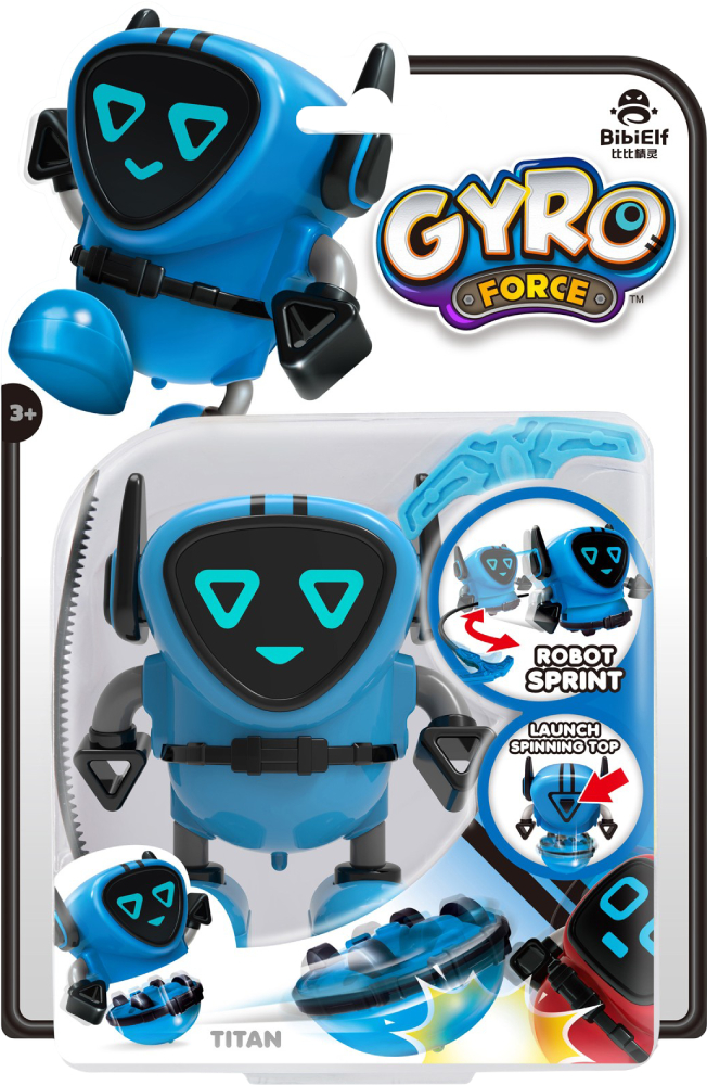 Робот Gyro Force синий (BB03-01C) - Фото 1