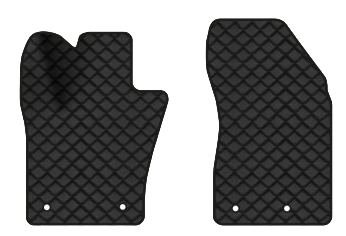Коврики из экокожи в салон авто передние EVAtech ECO для Renegade Jeep 2014 1 поколение SUV USA (JP22642AE2OU4BBB) - Фото 1