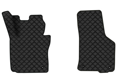 Коврики из экокожи в салон авто передние EVAtech для Octavia A5 (MT, 8 clips) Skoda 2004-2013 2 поколение Combi EU (SK12158AE2TL4BBB) - Фото 1