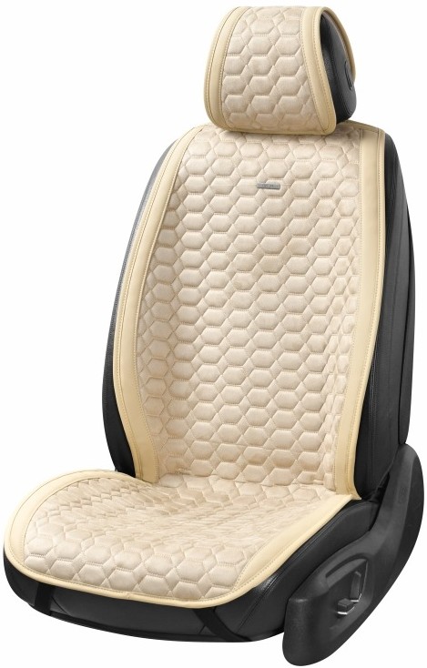 Комплект накидок на сидіння автомобіля Beltex Monte Carlo biege (BX81500) - Фото 1