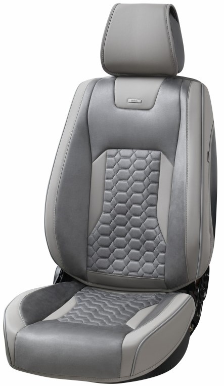 Комплект накидок на сидіння автомобіля Beltex 3D Montana, Grey (BX87200) - Фото 1