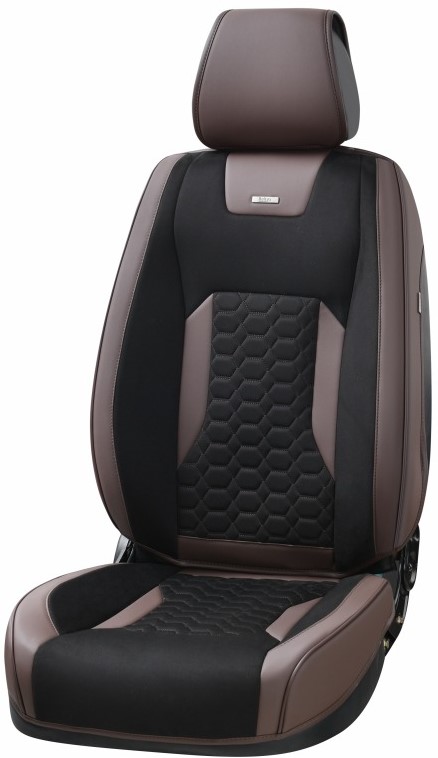 Комплект накидок на сиденье автомобиля Beltex 3D Montana, Black-brown (BX87120) - Фото 1