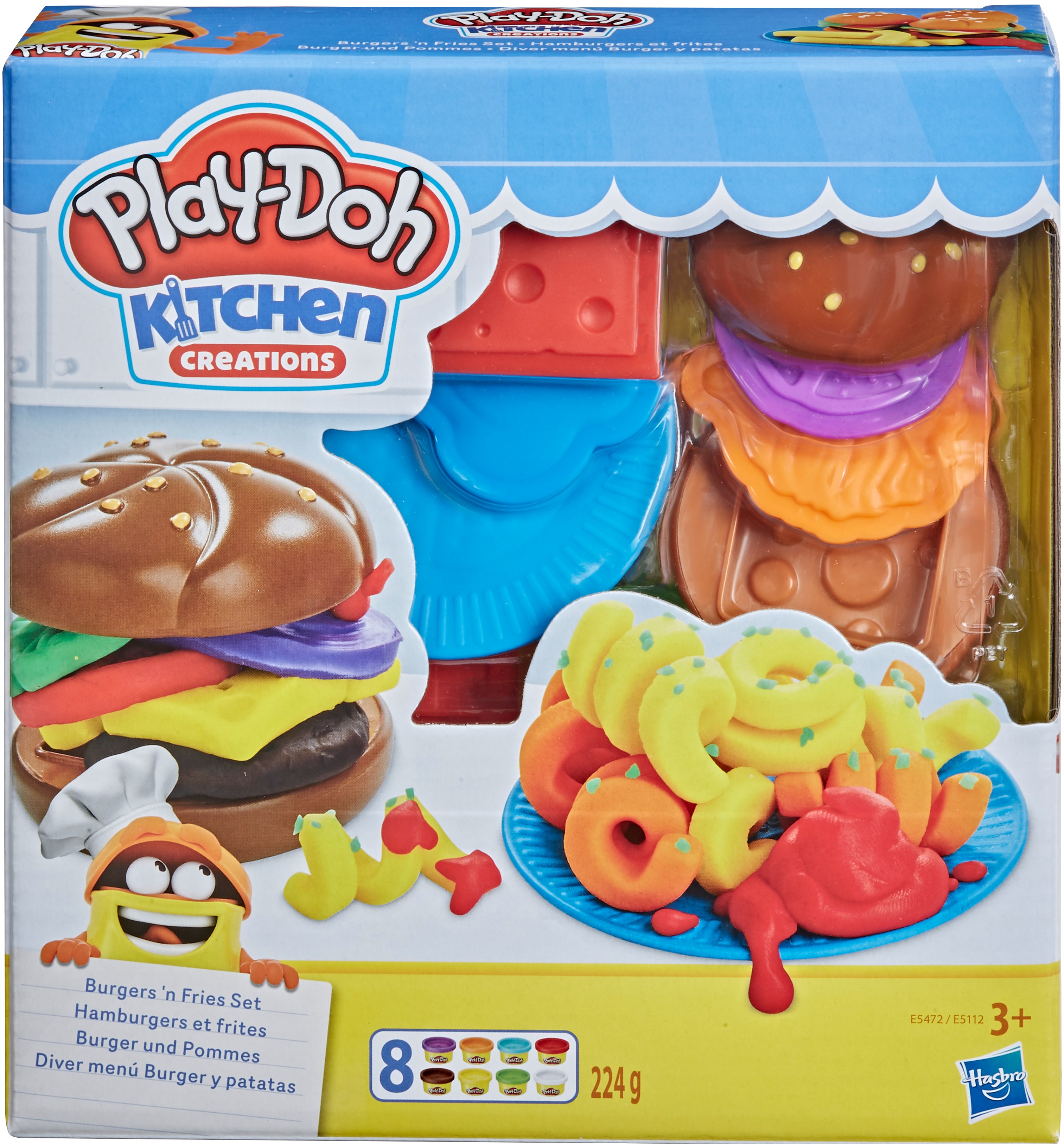 Набори для ліплення Play Doh Hasbro Play-Doh Забавні закуски (E5112_E5472) - Фото 1