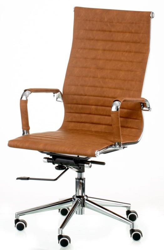 Кресло офисное Special4You Solano Artleather Light Brown (E5777) - Фото 1
