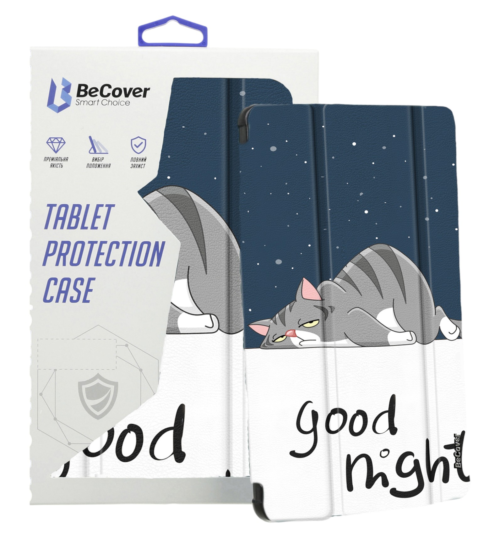 Чохол для планшета BeCover Smart Case for Oppo Pad Neo (OPD2302)/ Oppo Pad Air2 11.4" Good Night (710986) - Фото 1