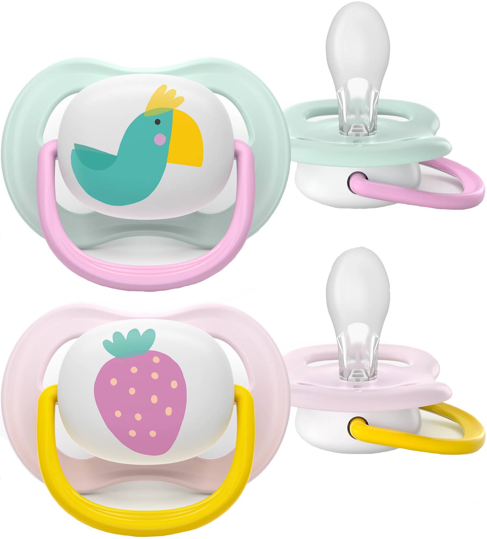 Ортодонтична пустушка Philips Avent Ultra Air, 0-6 міс. (SCF080/24) - Фото 1